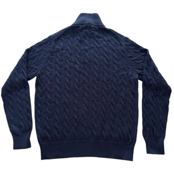 J. Crew Cotton Cable Half-Zip Sweater - Picture 12 of 15